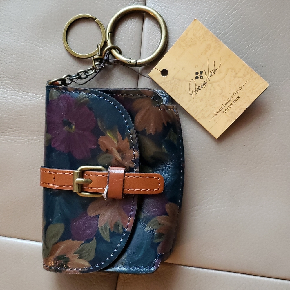 Patricia Nash key, money or credit cards holder brand new with tags 100% genuine